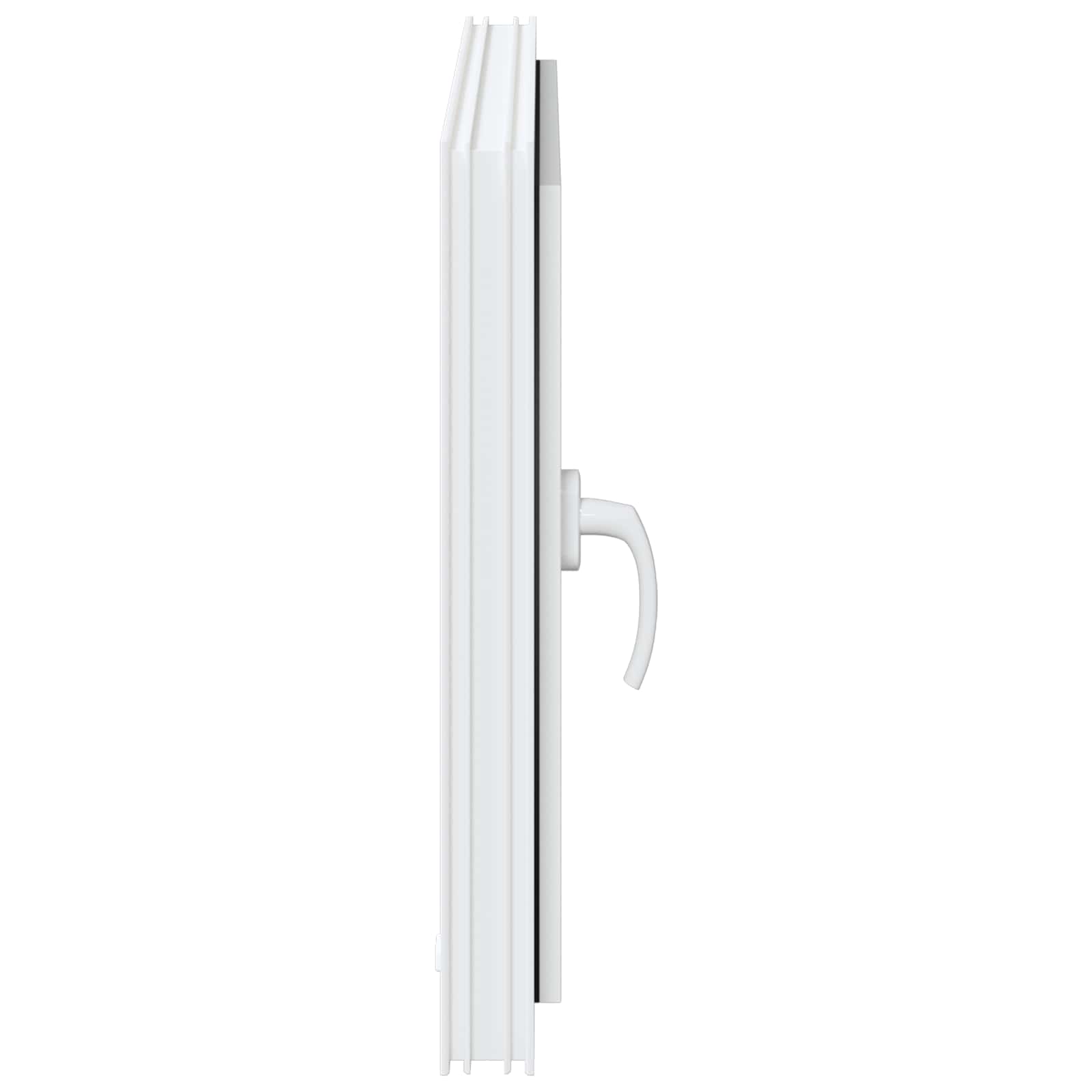 Prozor za podrum RISOR 80 x 70 cm PVC i staklo Bijela