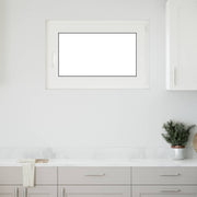Prozor za podrum RISOR 90 x 50 cm PVC i staklo Bijela