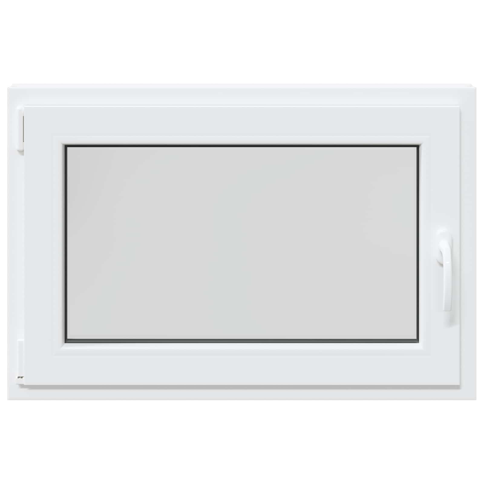 Prozor za podrum RISOR 90 x 50 cm PVC i staklo Bijela