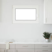 Prozor za podrum RISOR 90 x 60 cm PVC i staklo Bijela