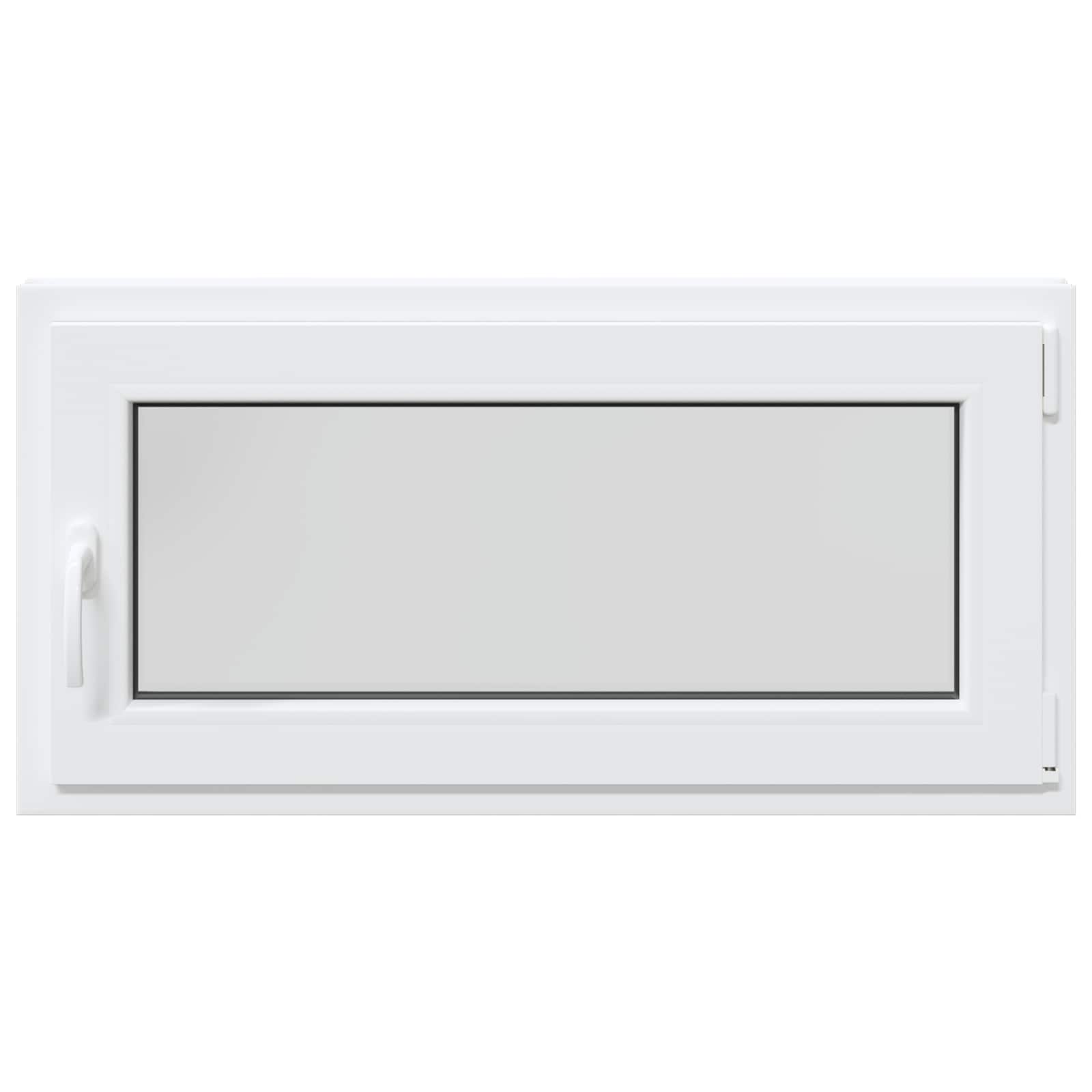 Prozor za podrum RISOR 100 x 50 cm PVC i staklo Bijela