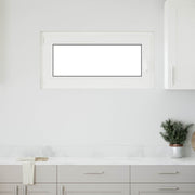 Prozor za podrum RISOR 100 x 50 cm PVC i staklo Bijela