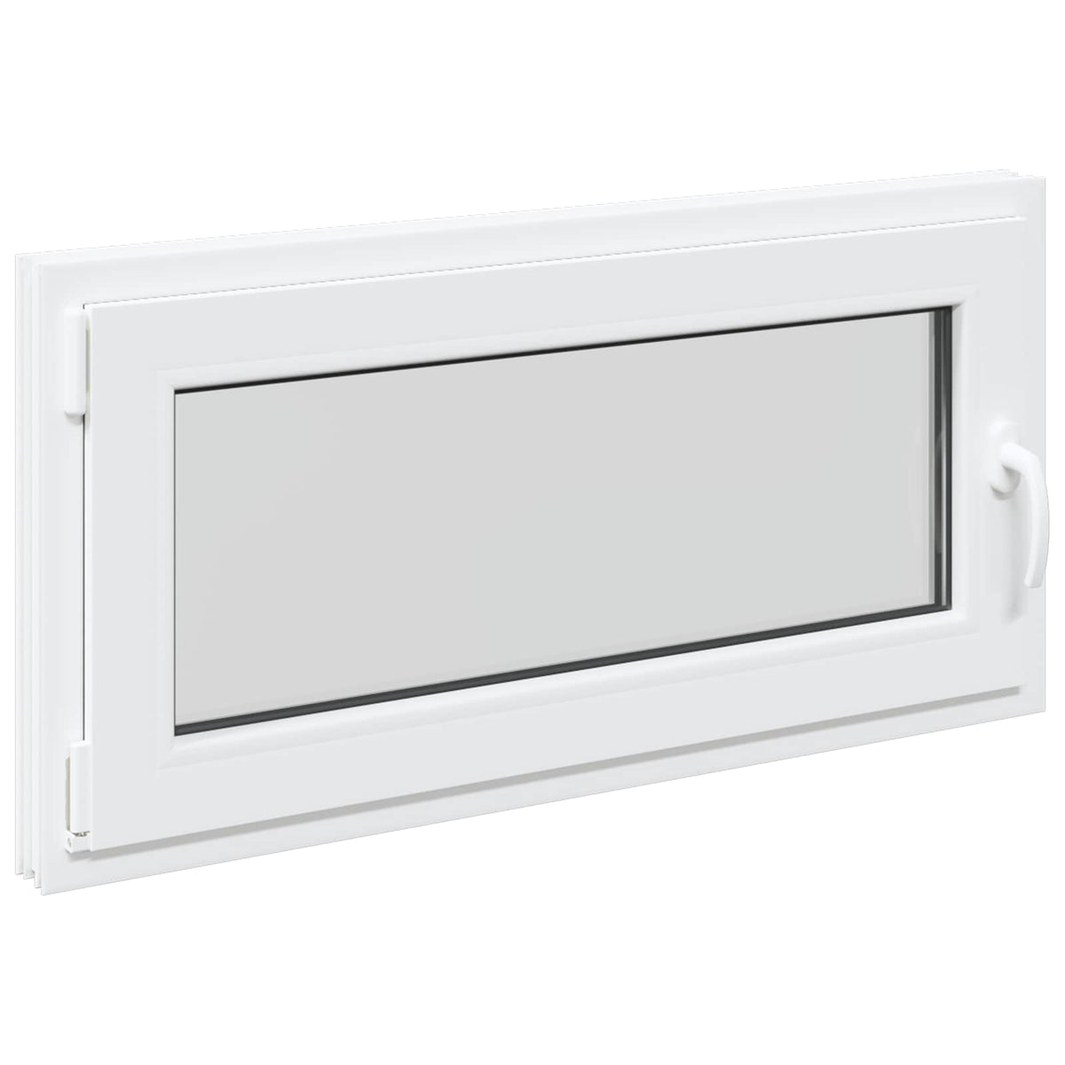 Prozor za podrum RISOR 100 x 50 cm PVC i staklo Bijela