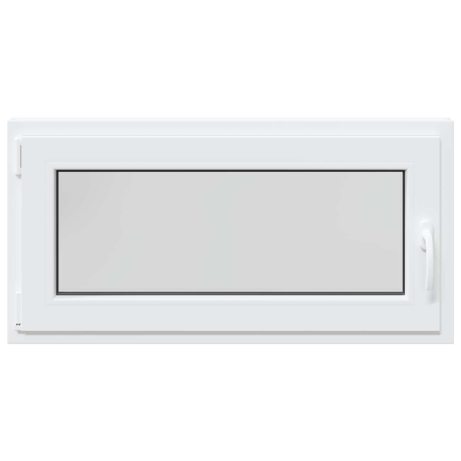 Prozor za podrum RISOR 100 x 50 cm PVC i staklo Bijela