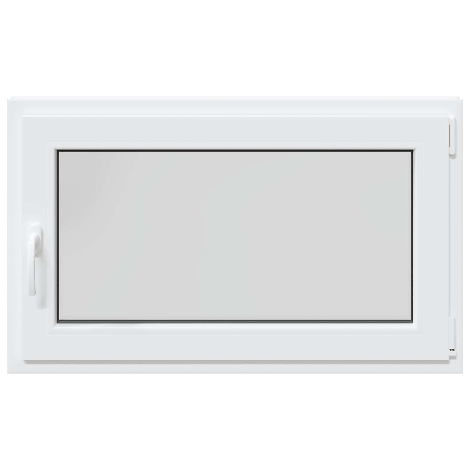 Prozor za podrum RISOR 100 x 60 cm PVC i staklo Bijela