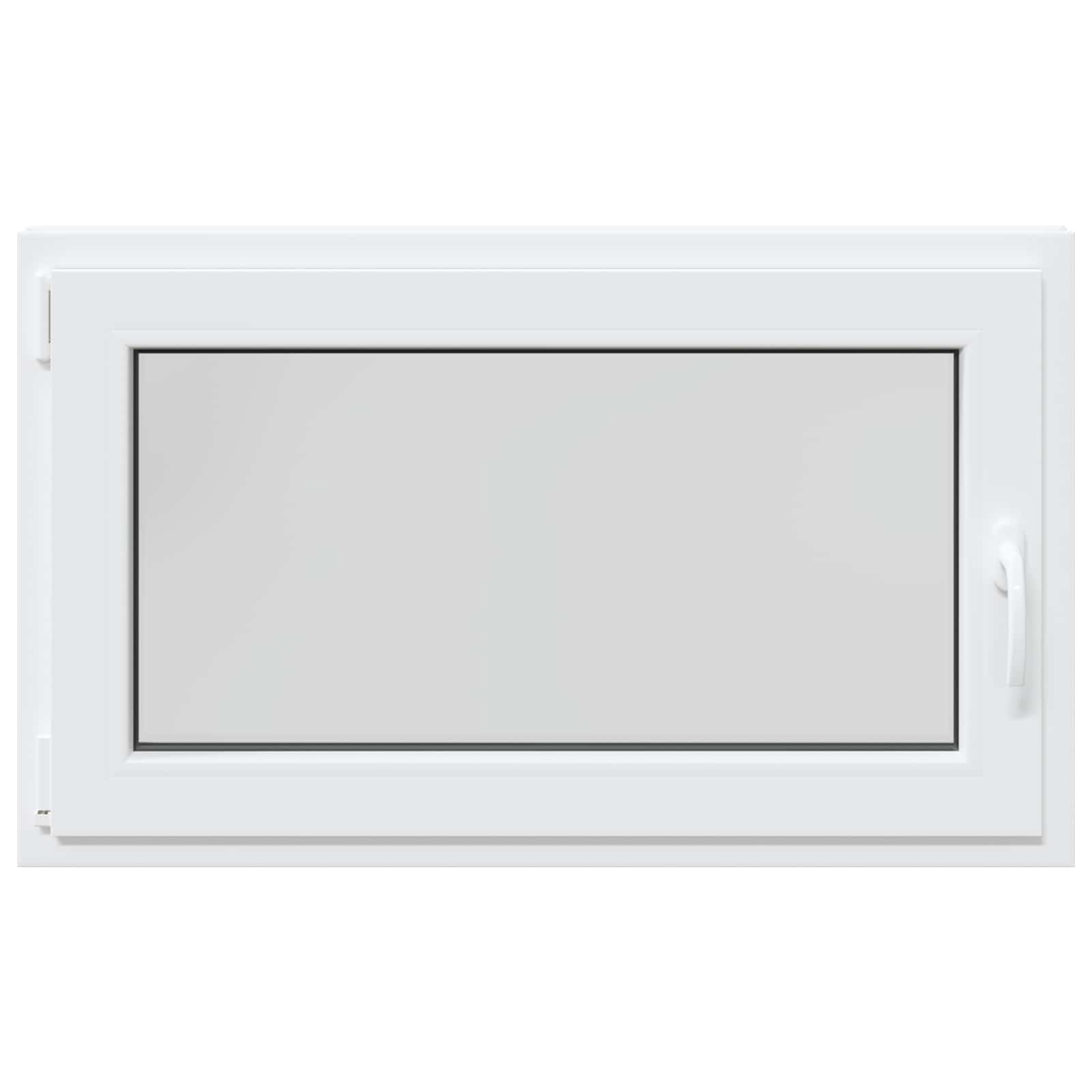 Prozor za podrum RISOR 100 x 60 cm PVC i staklo Bijela