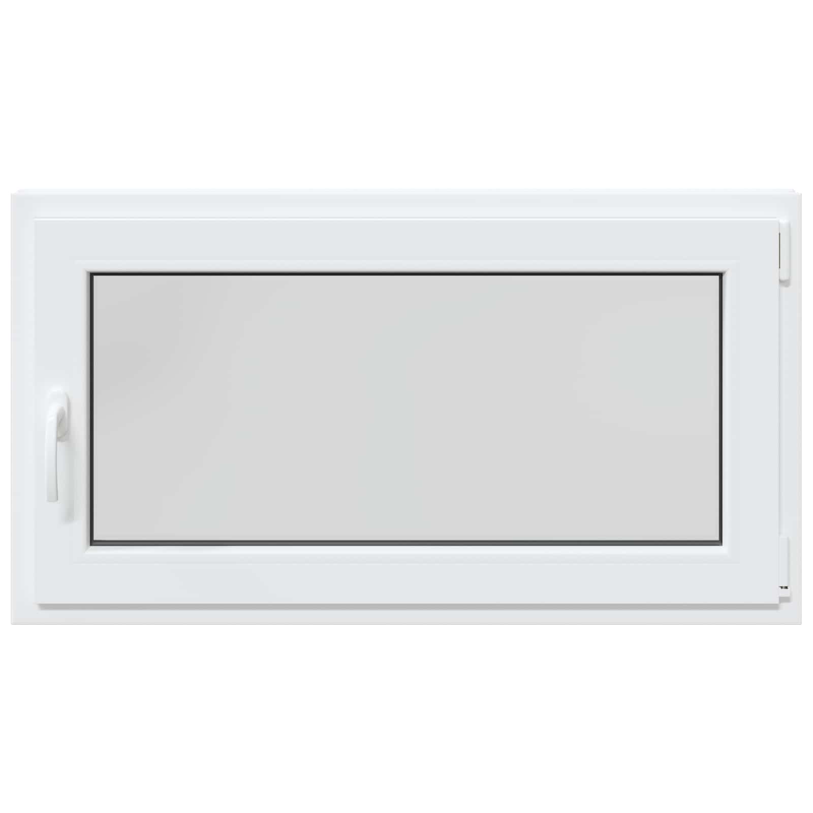 Prozor za podrum RISOR 110 x 60 cm PVC i staklo Bijela
