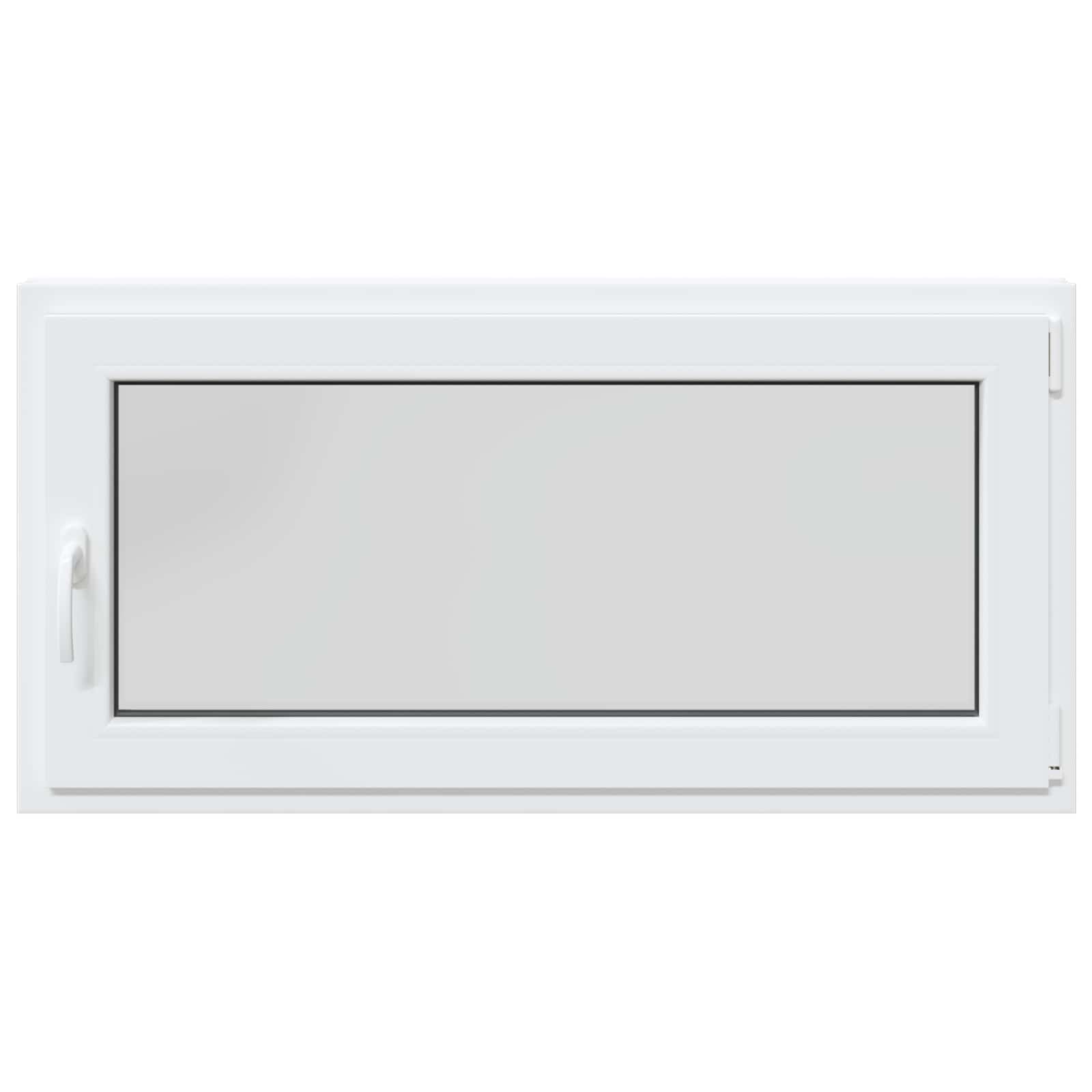 Prozor za podrum RISOR 120 x 60 cm PVC i staklo Bijela