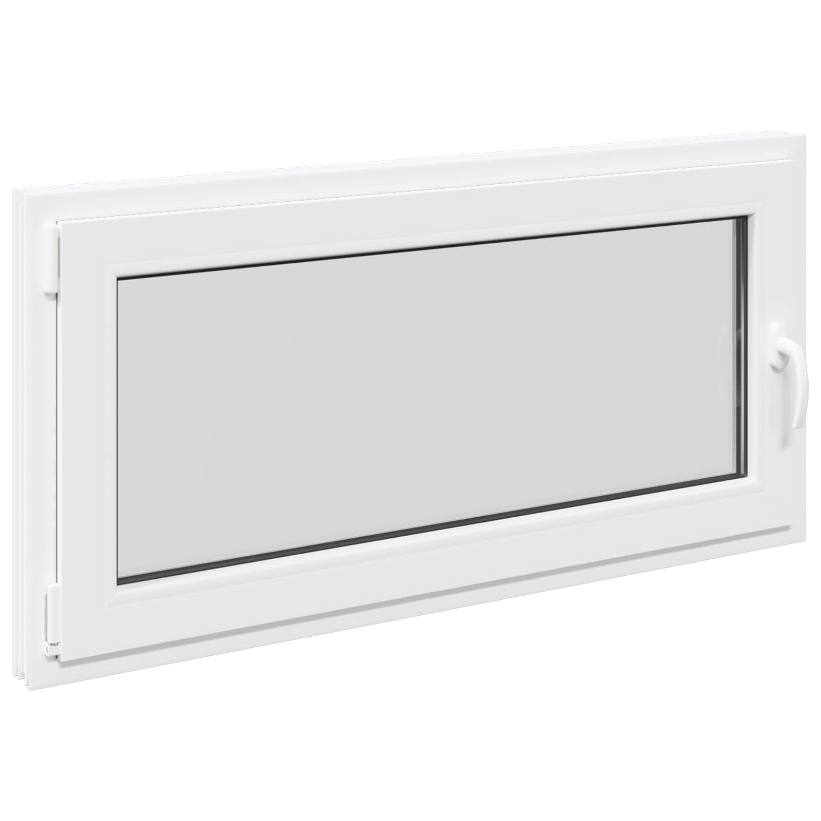 Prozor za podrum RISOR 120 x 60 cm PVC i staklo Bijela