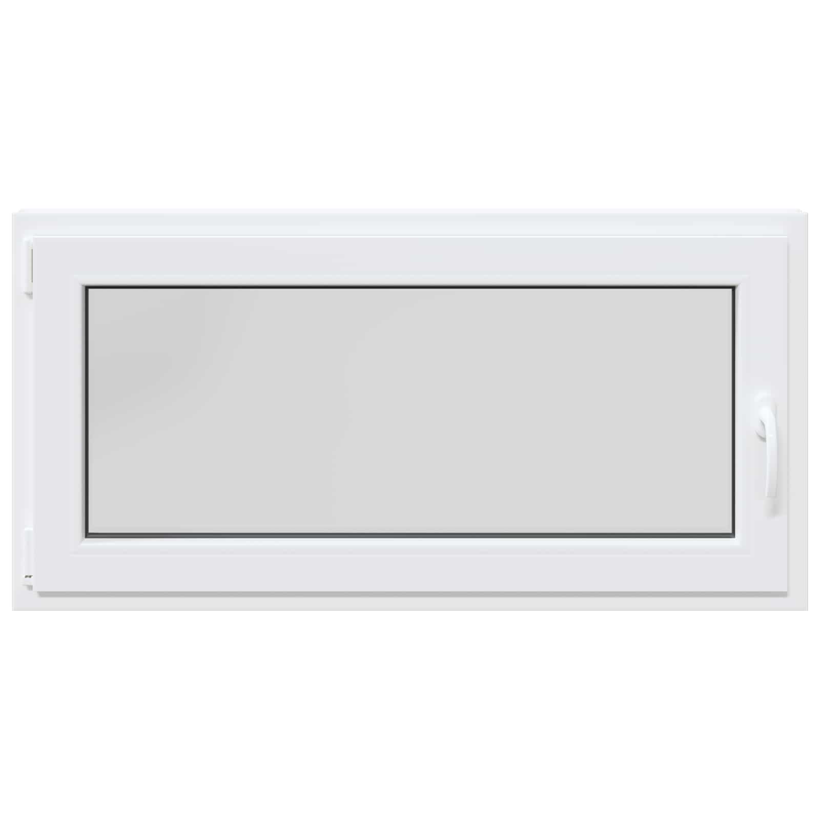 Prozor za podrum RISOR 120 x 60 cm PVC i staklo Bijela