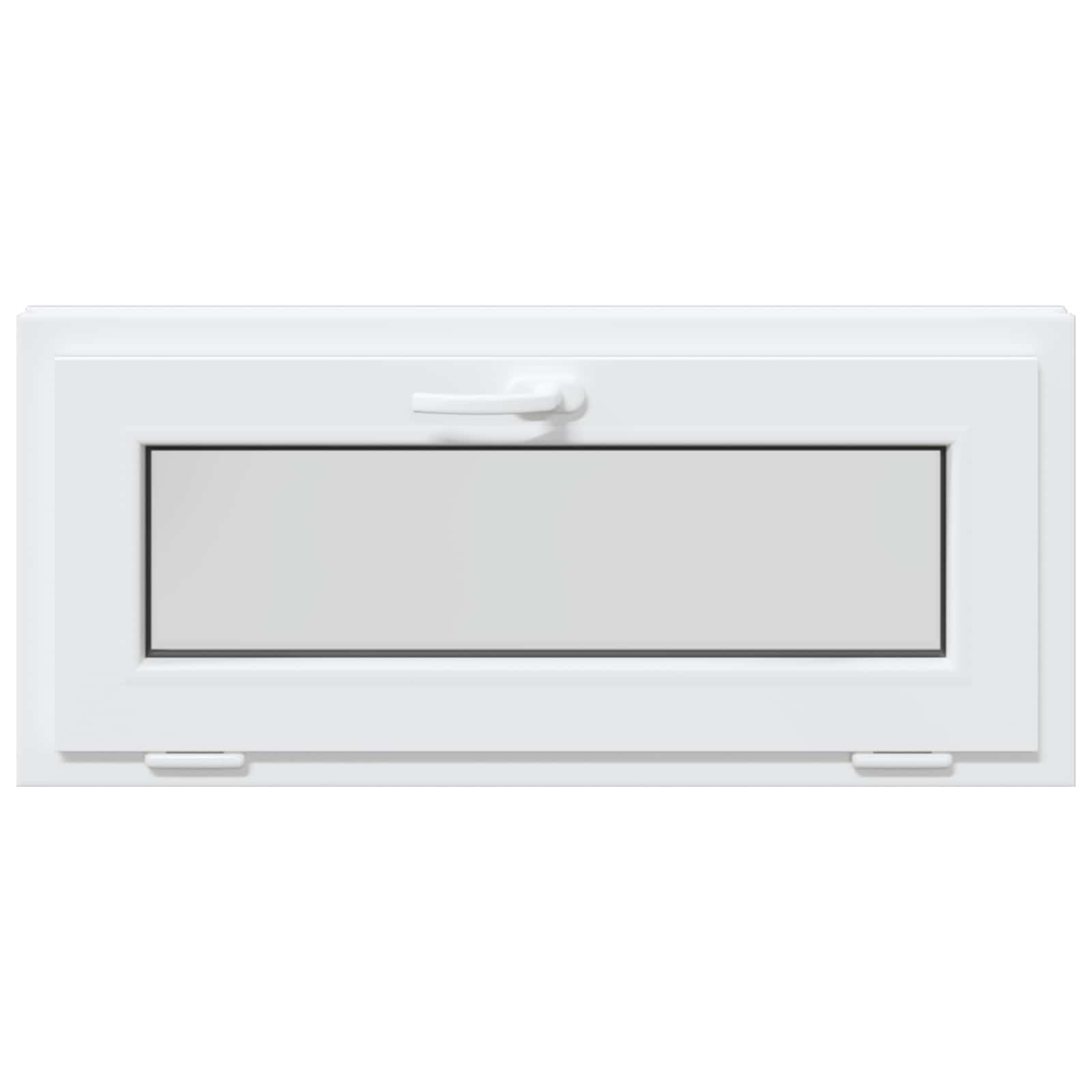 Prozor za podrum RISOR 90 x 40 cm PVC i staklo Bijela
