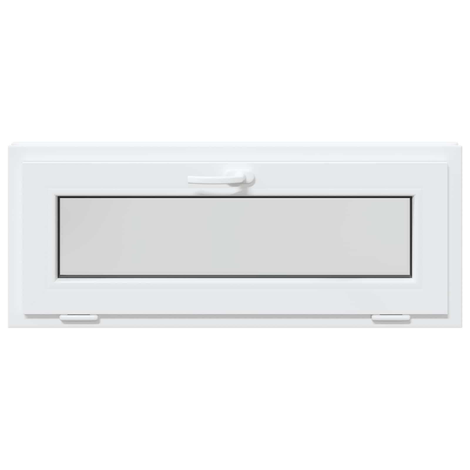Prozor za podrum RISOR 110 x 40 cm PVC i staklo Bijela