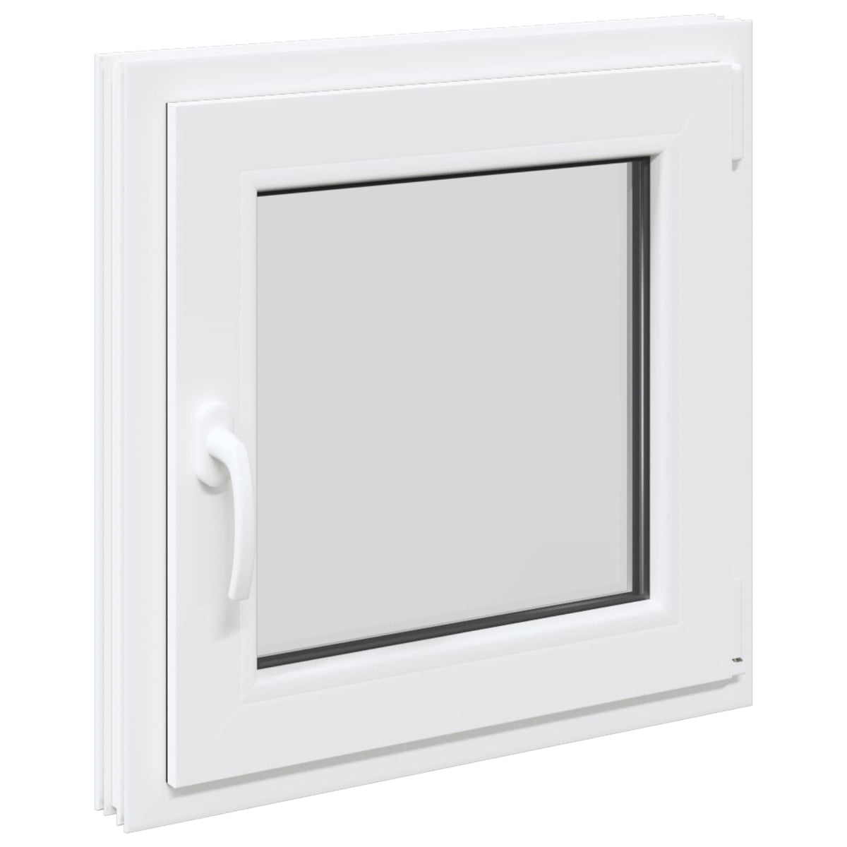 Prozor za podrum RISOR 50 x 50 cm PVC i staklo Bijela