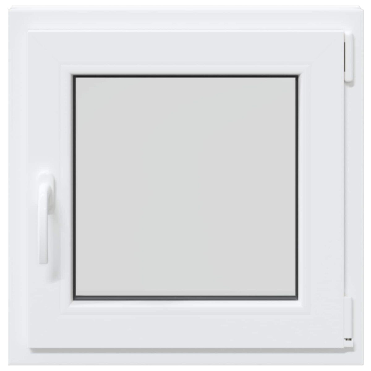 Prozor za podrum RISOR 60 x 60 cm PVC i staklo Bijela