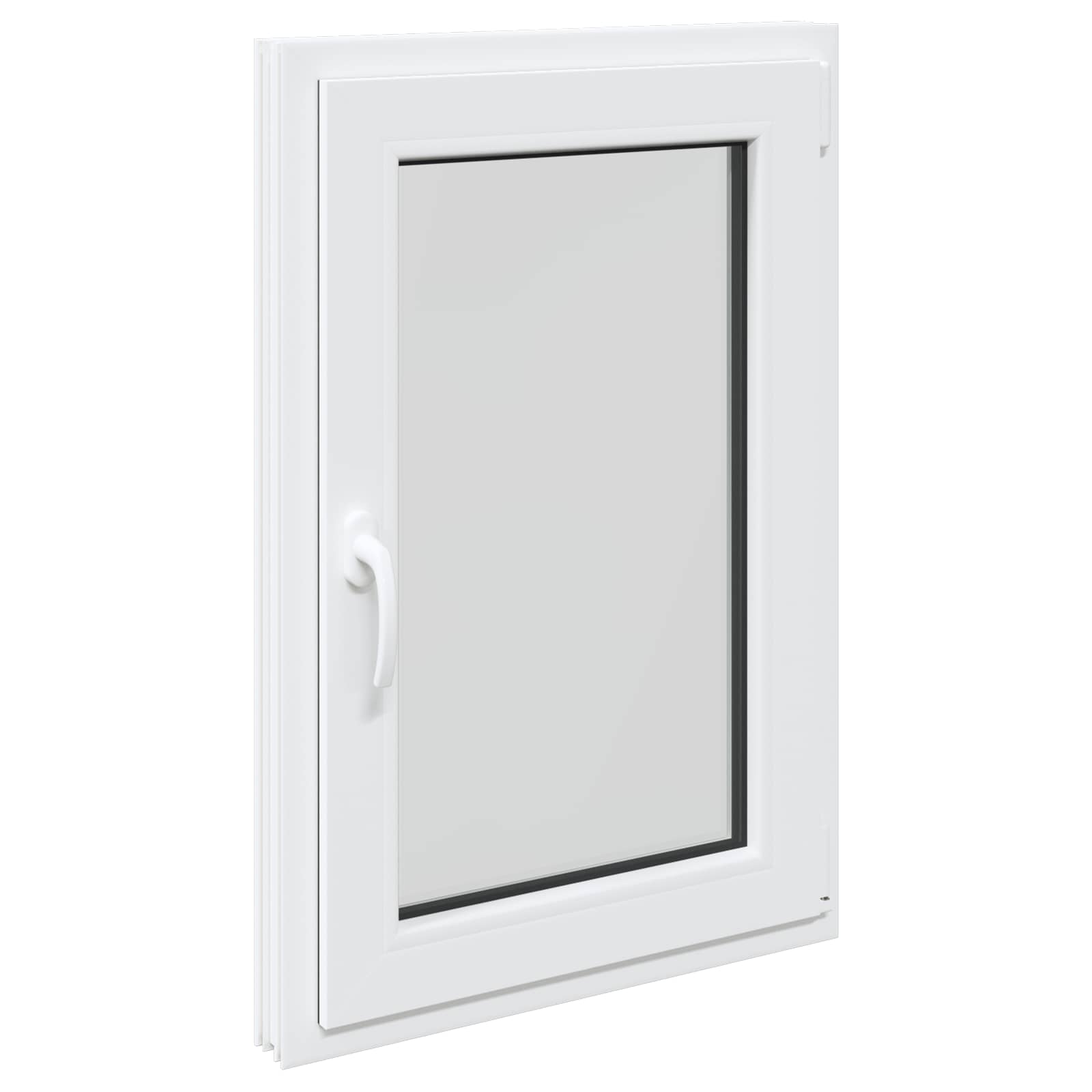 Prozor za podrum RISOR 60 x 100 cm PVC i staklo Bijela