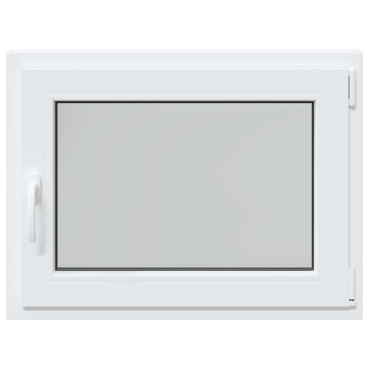 Prozor za podrum RISOR 80 x 50 cm PVC i staklo Bijela