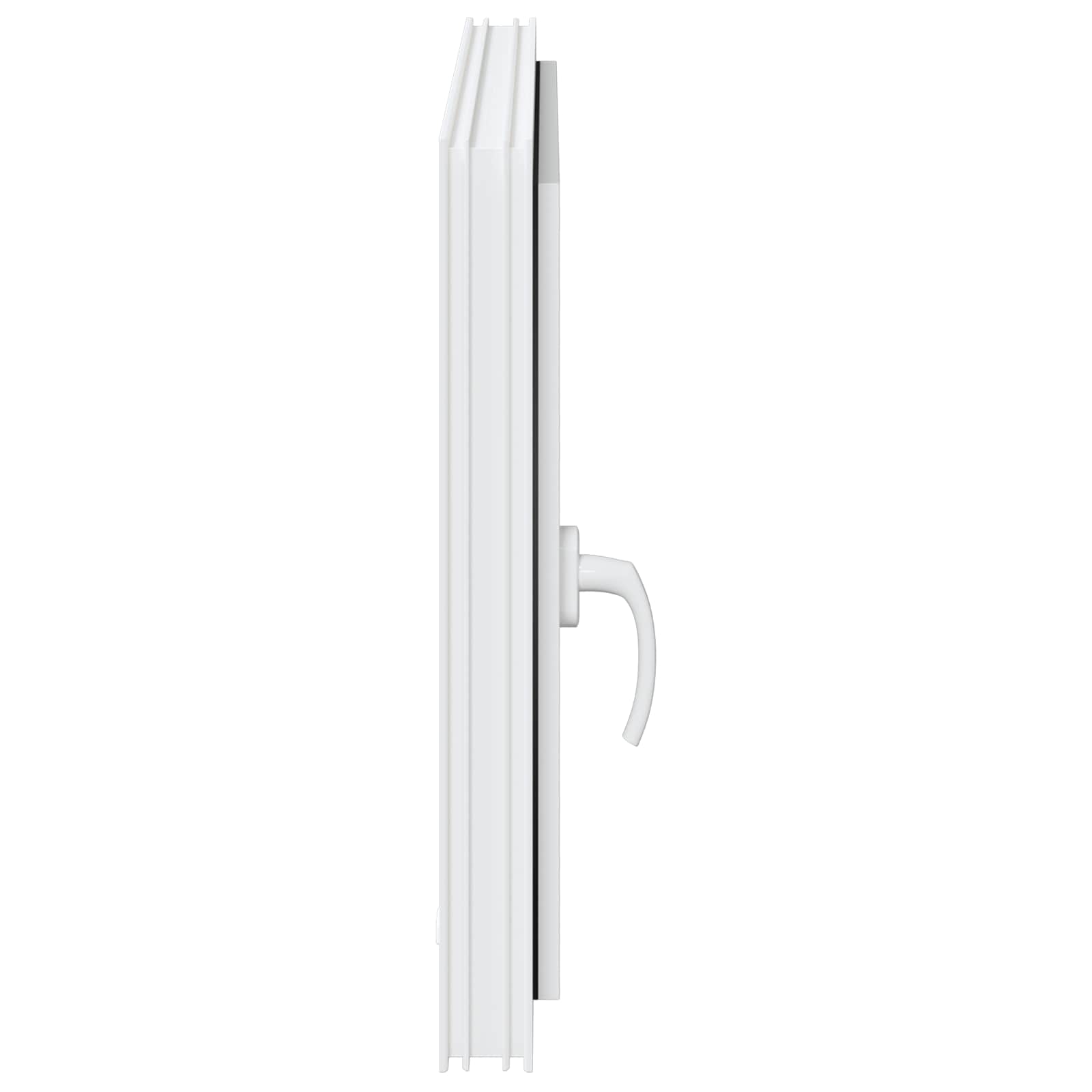 Prozor za podrum RISOR 80 x 70 cm PVC i staklo Bijela