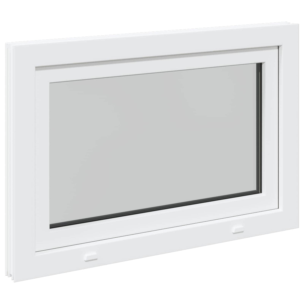 Prozor za podrum RISOR 90 x 50 cm PVC i staklo Bijela
