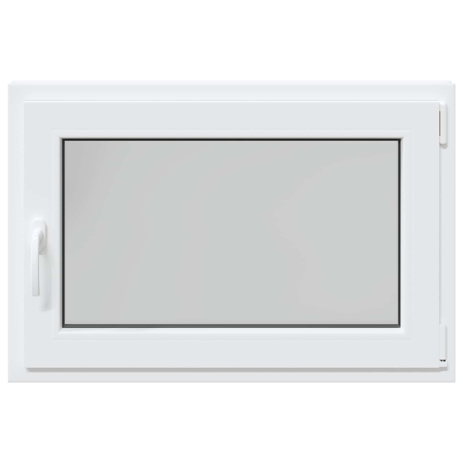 Prozor za podrum RISOR 90 x 50 cm PVC i staklo Bijela