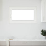 Prozor za podrum RISOR 100 x 70 cm PVC i staklo Bijela