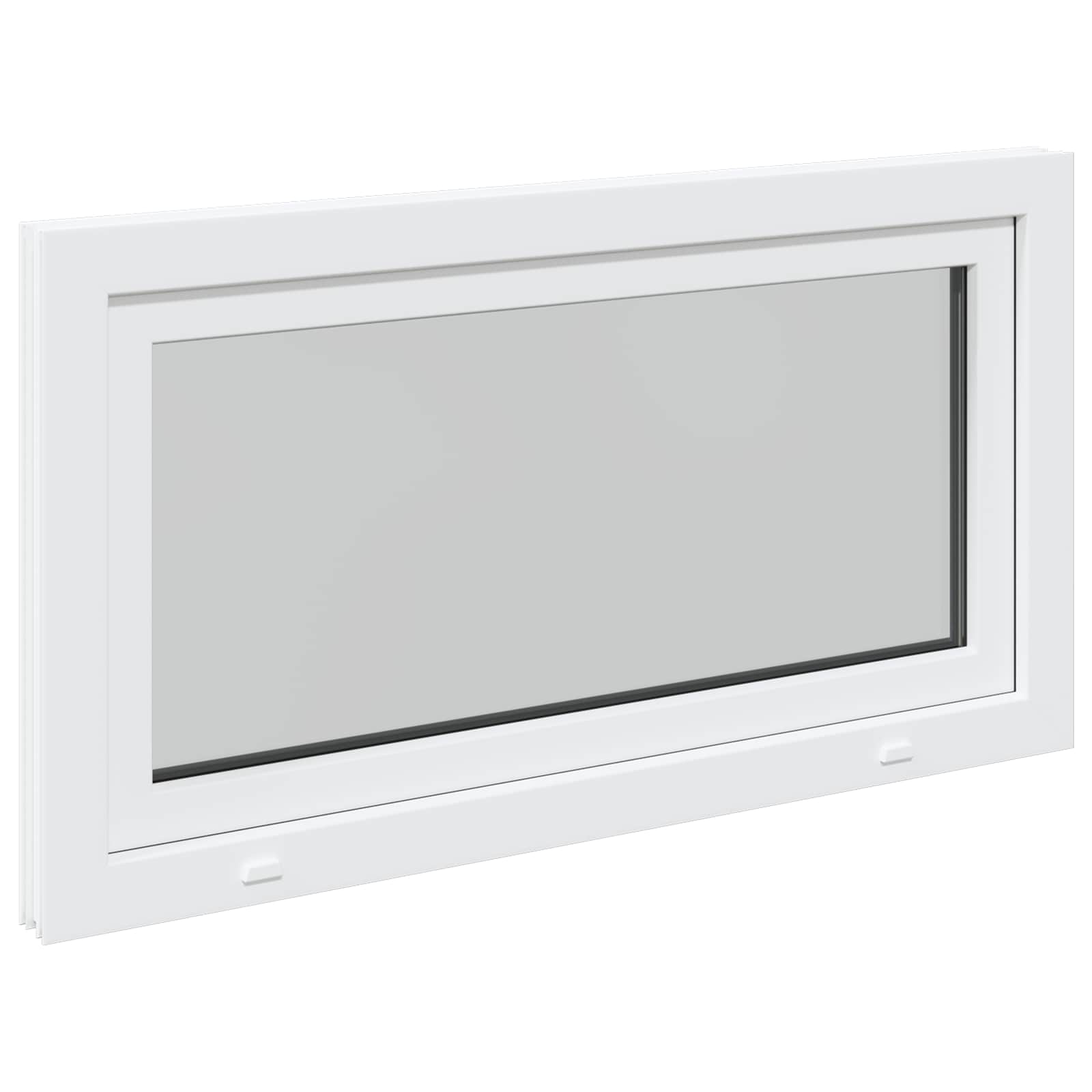 Prozor za podrum RISOR 110 x 60 cm PVC i staklo Bijela