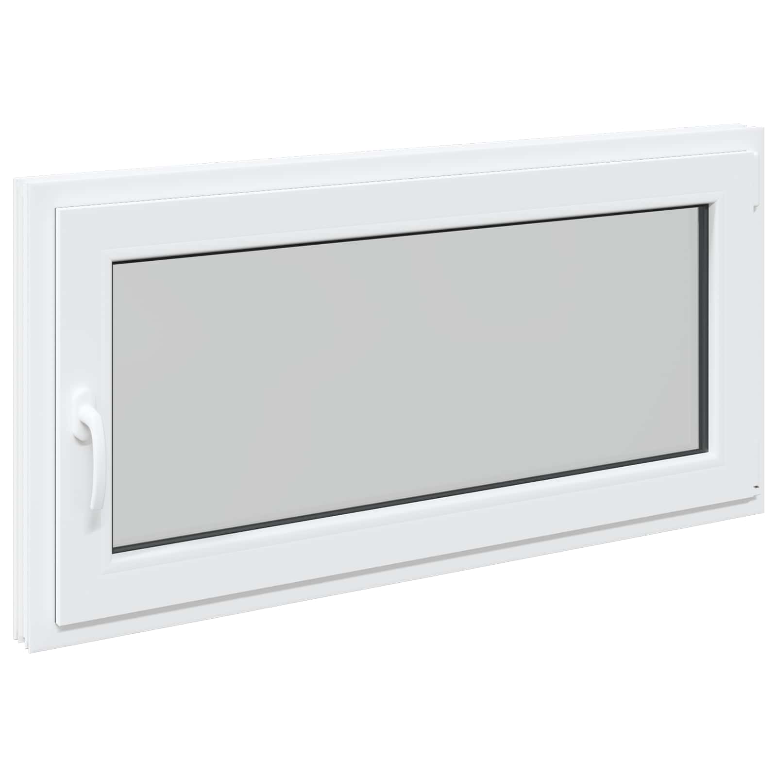 Prozor za podrum RISOR 120 x 60 cm PVC i staklo Bijela