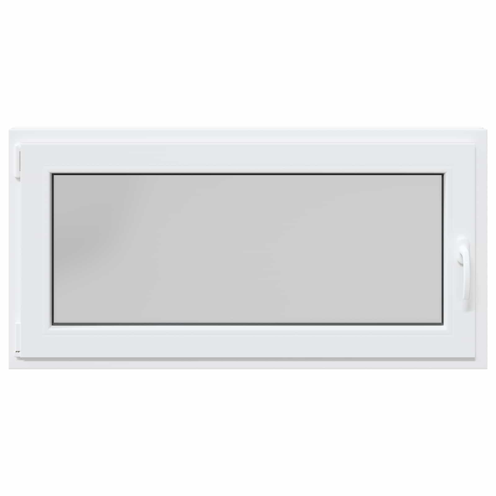 Prozor za podrum RISOR 120 x 60 cm PVC i staklo Bijela