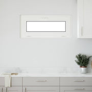 Prozor za podrum RISOR 90 x 40 cm PVC i staklo Bijela