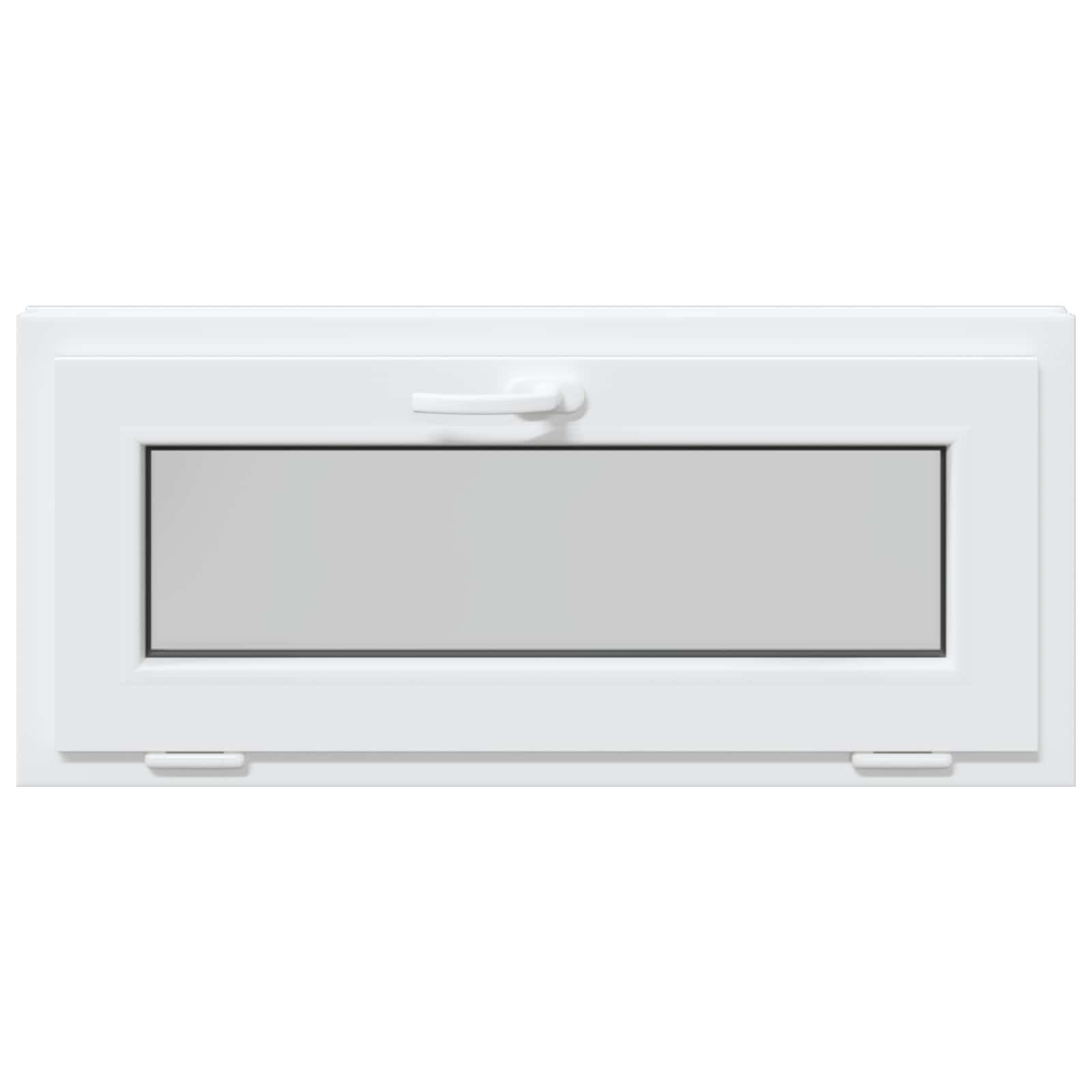 Prozor za podrum RISOR 90 x 40 cm PVC i staklo Bijela