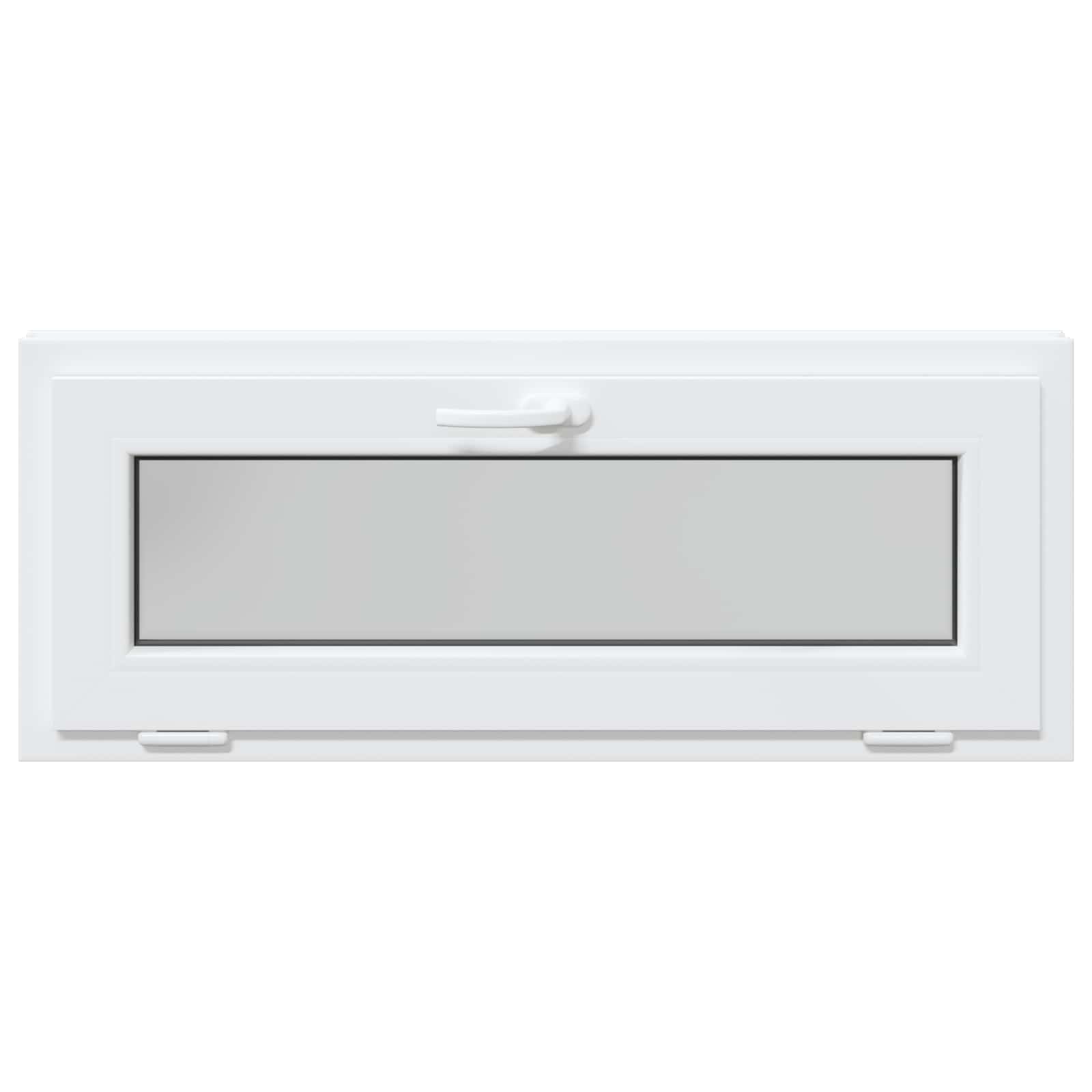 Prozor za podrum RISOR 110 x 40 cm PVC i staklo Bijela