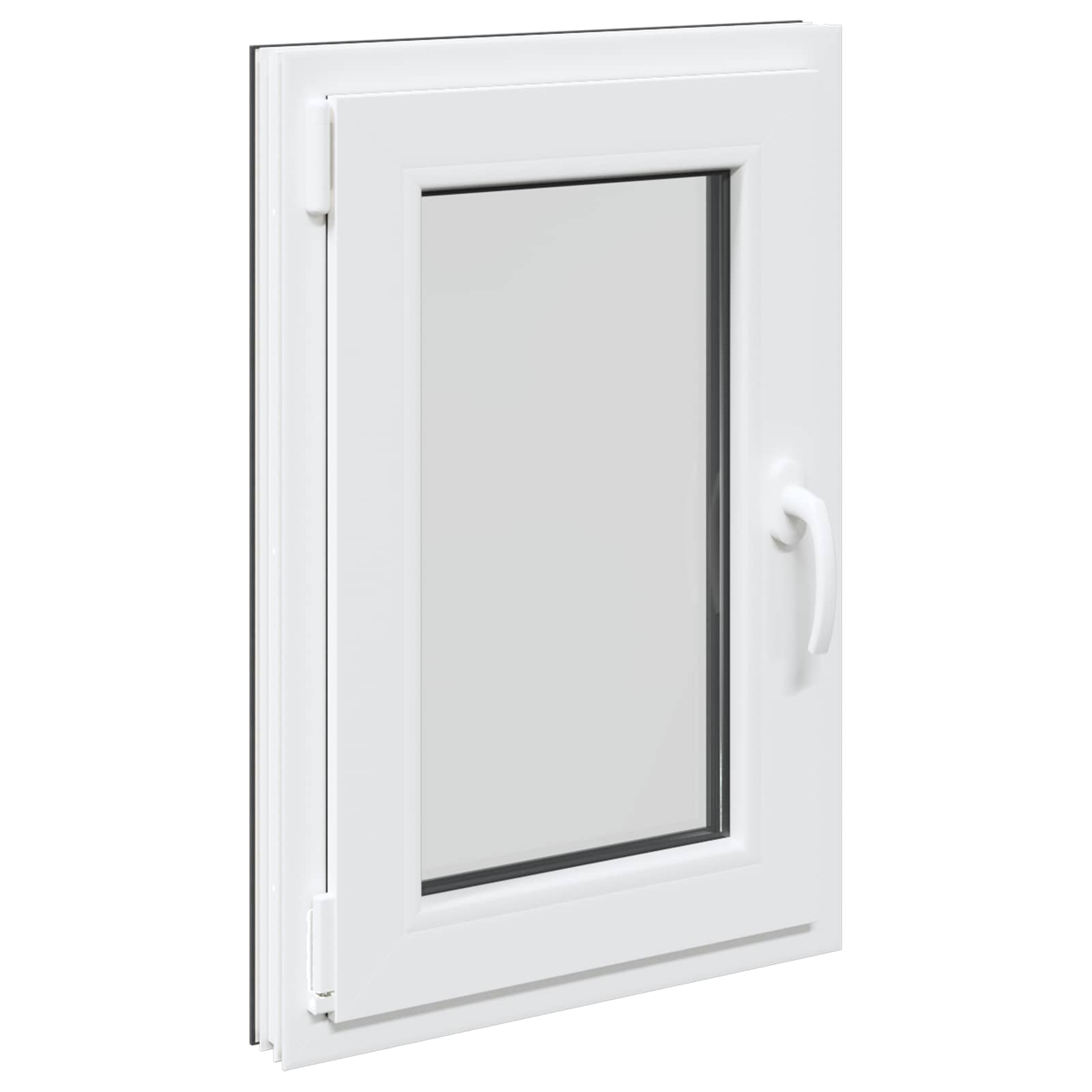 Prozor za podrum RISOR 50 x 75 cm PVC i staklo Antracit