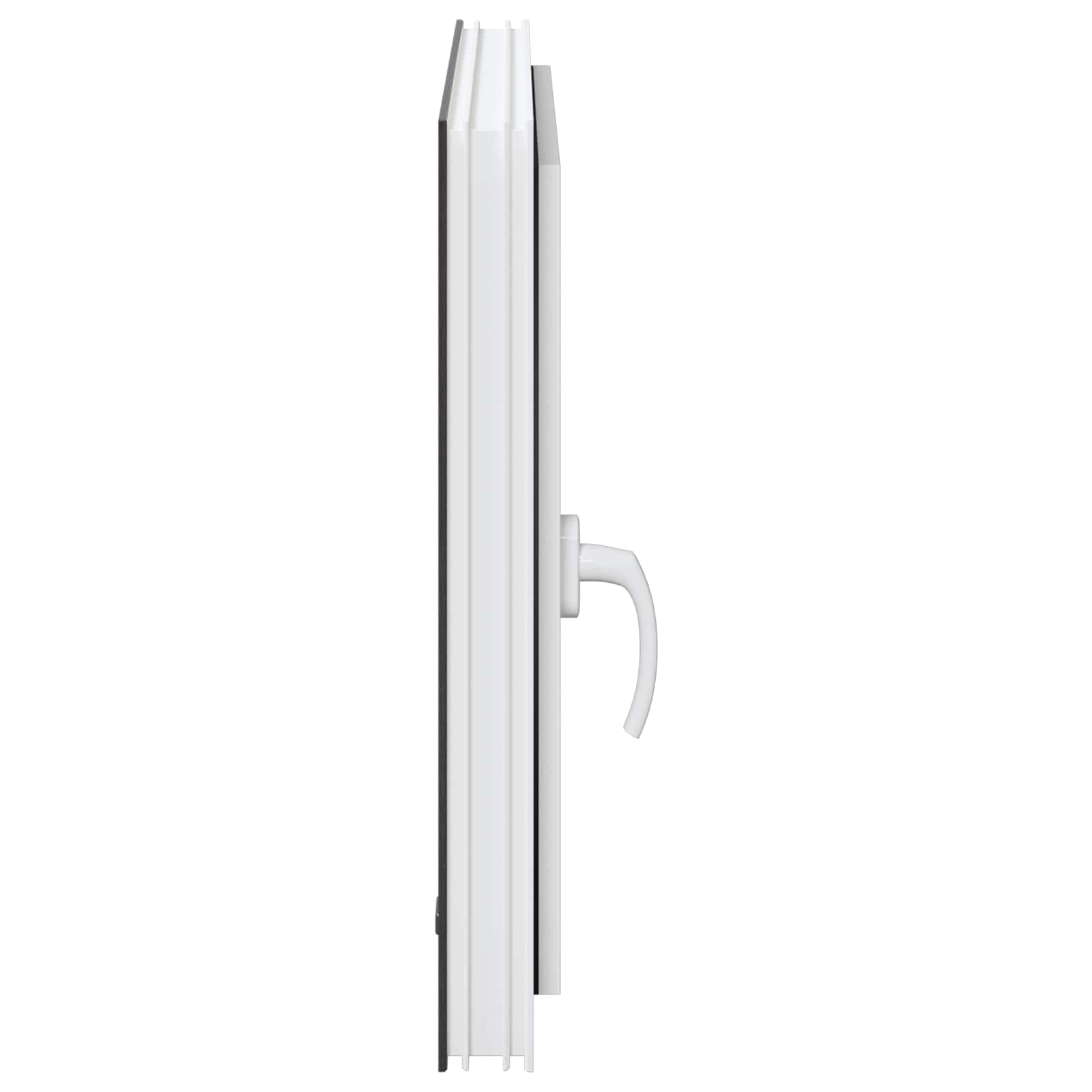 Prozor za podrum RISOR 60 x 60 cm PVC i staklo Antracit