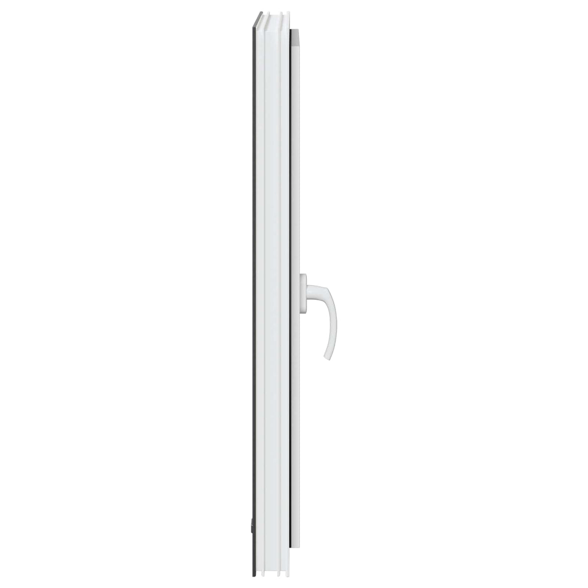 Prozor za podrum RISOR 60 x 80 cm PVC i staklo Antracit