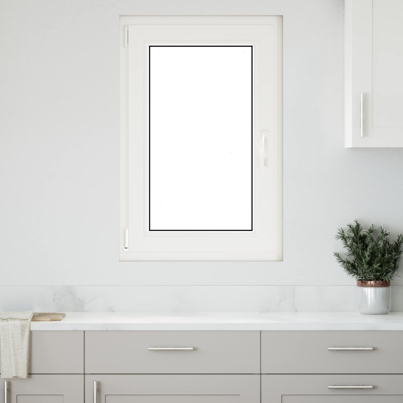 Prozor za podrum RISOR 60 x 90 cm PVC i staklo Antracit