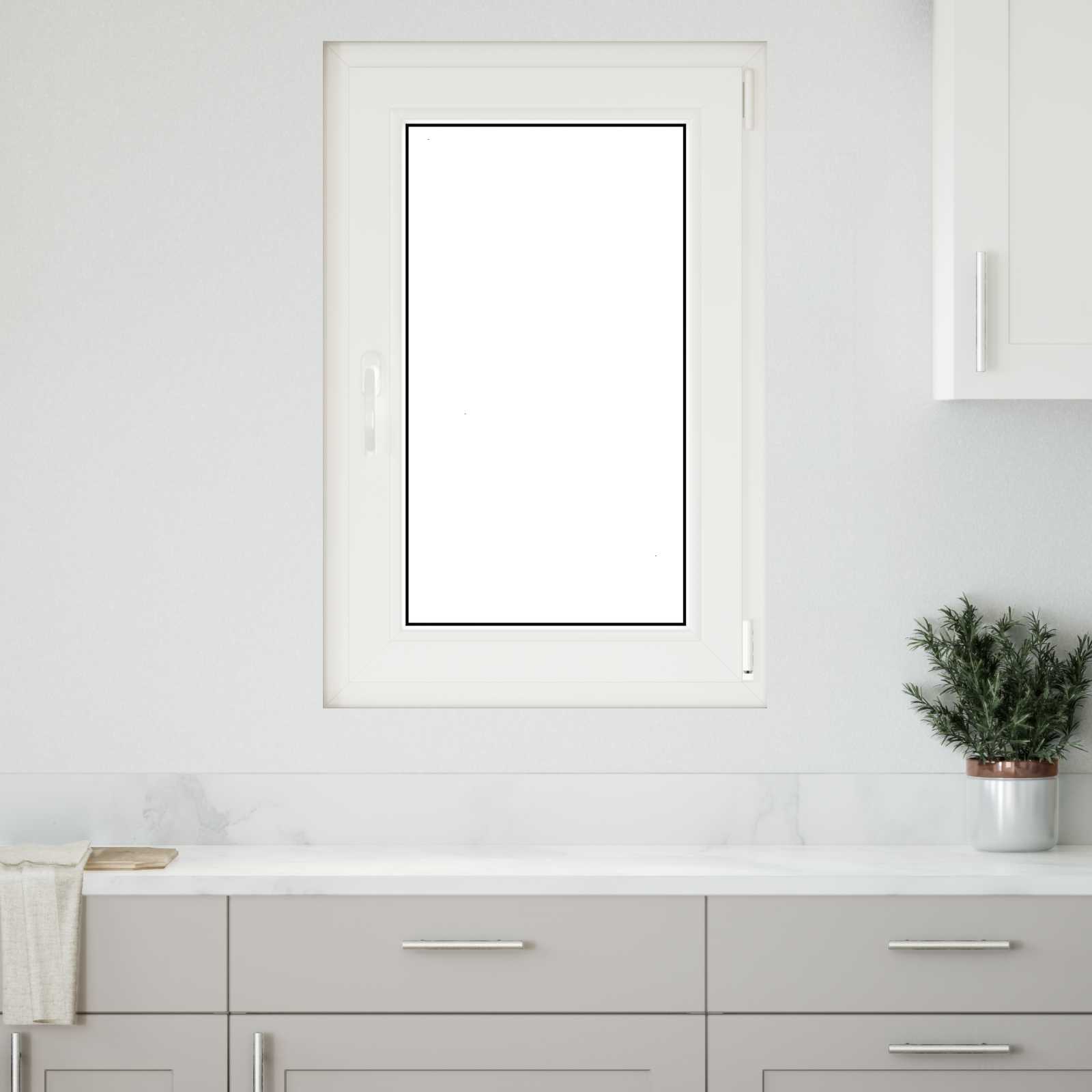 Prozor za podrum RISOR 60 x 90 cm PVC i staklo Antracit