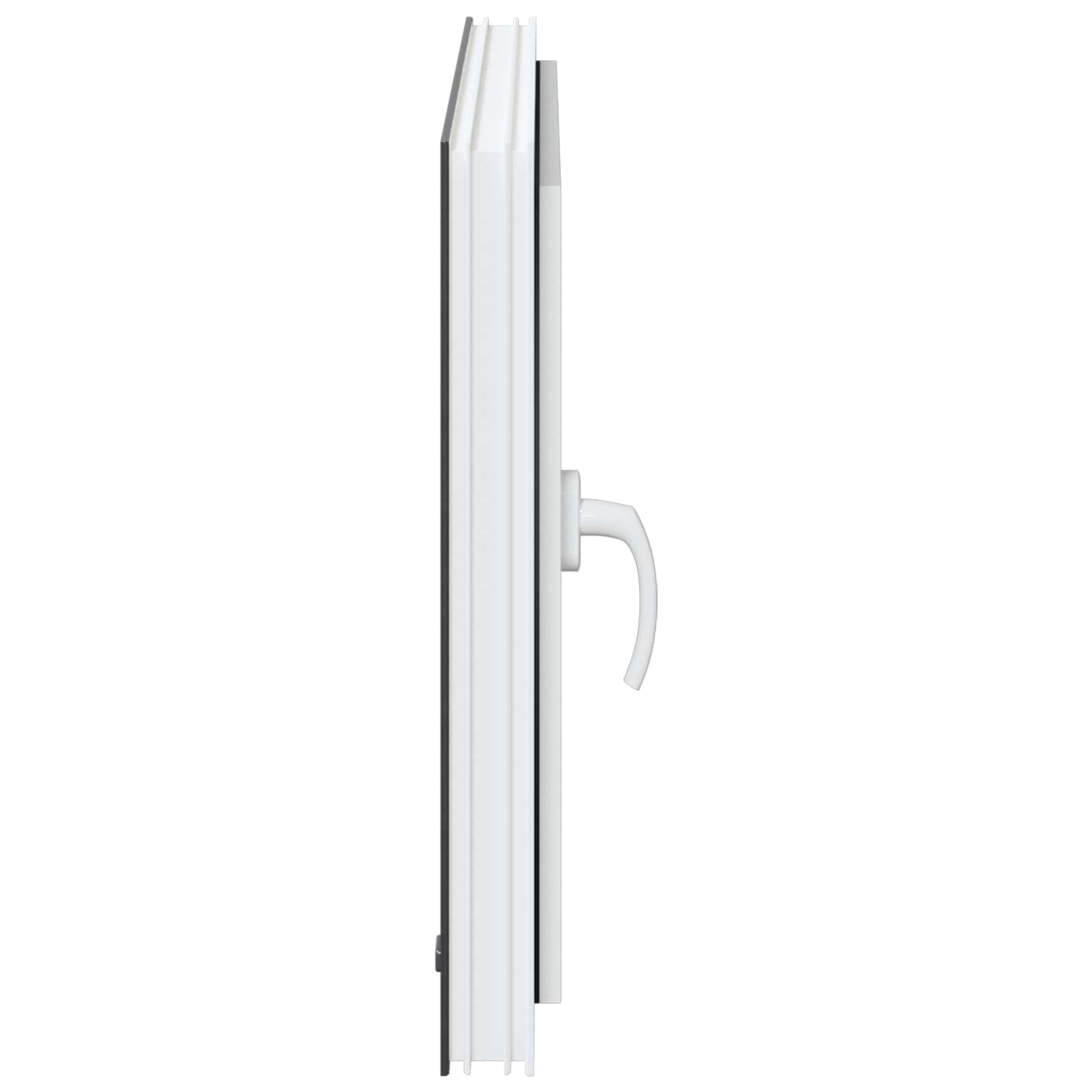 Prozor za podrum RISOR 80 x 50 cm PVC i staklo Antracit