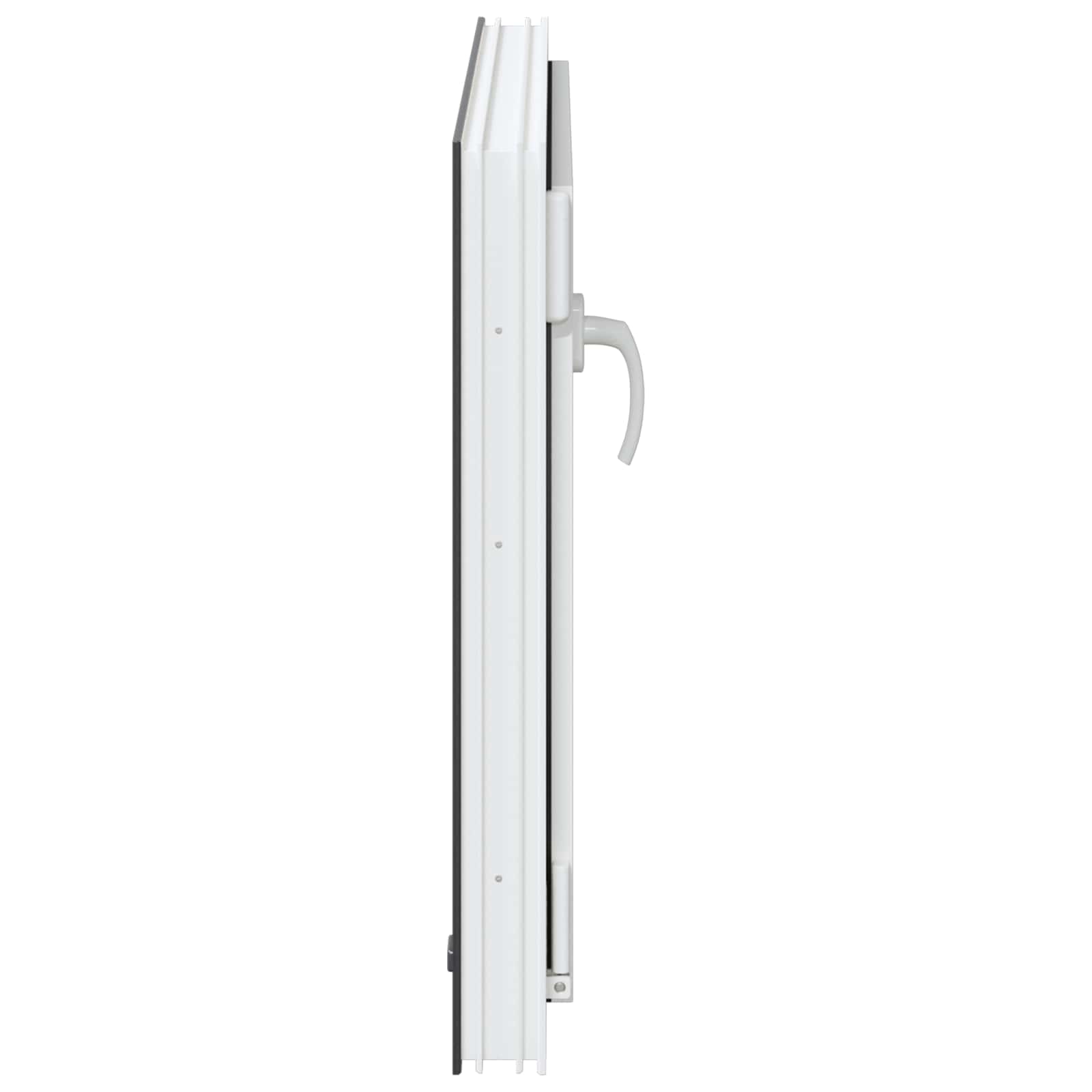 Prozor za podrum RISOR 80 x 60 cm PVC i staklo Antracit