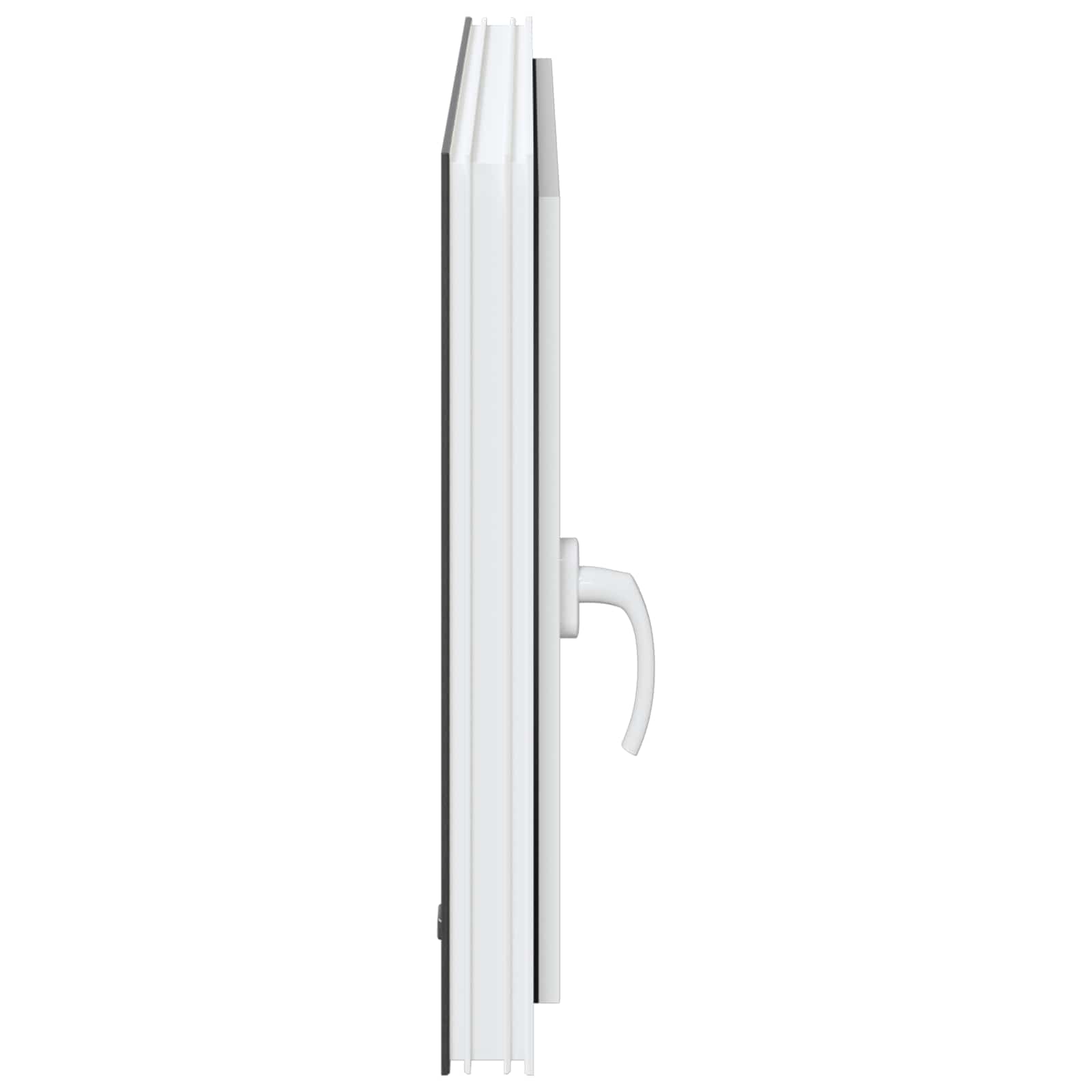 Prozor za podrum RISOR 80 x 70 cm PVC i staklo Antracit
