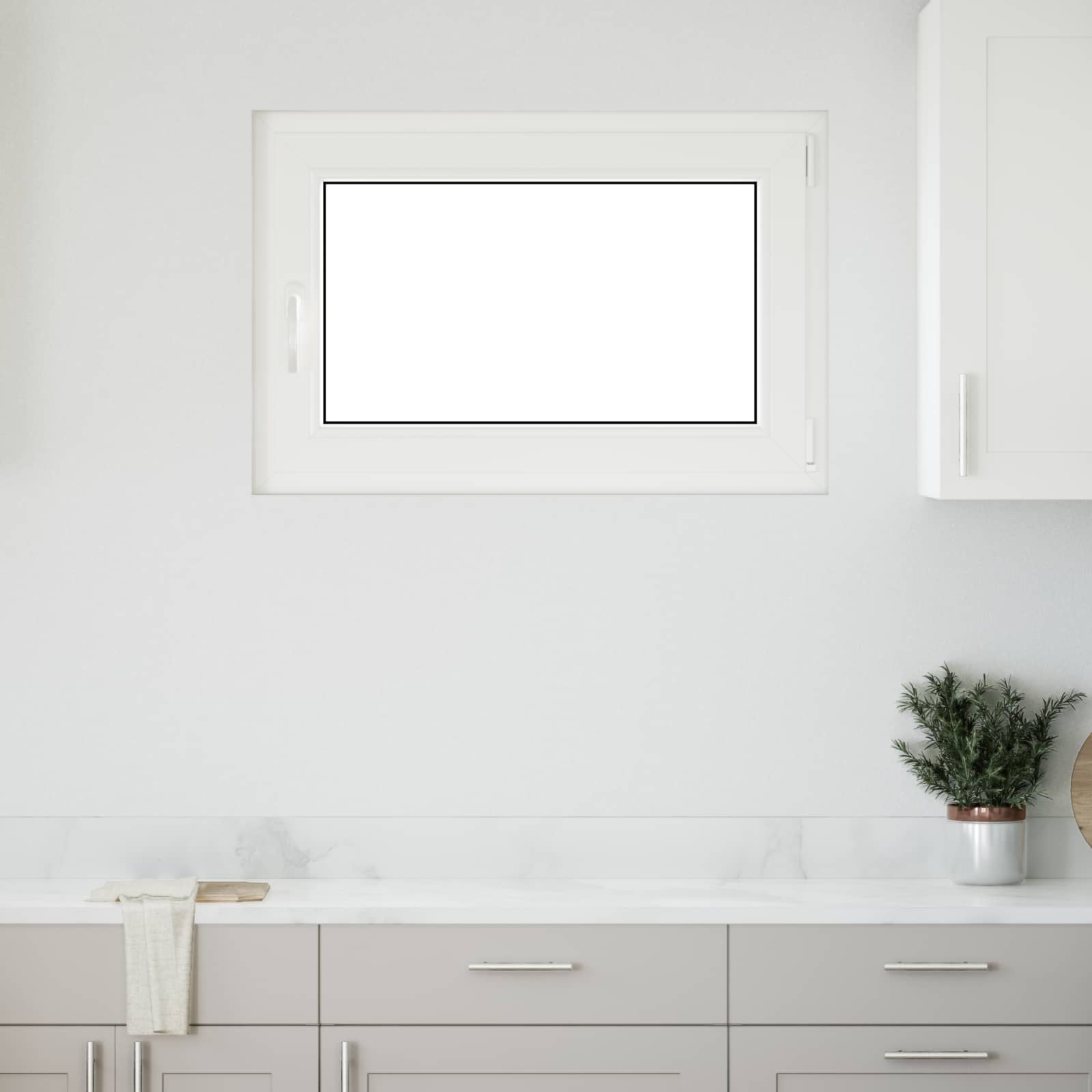 Prozor za podrum RISOR 90 x 60 cm PVC i staklo Antracit