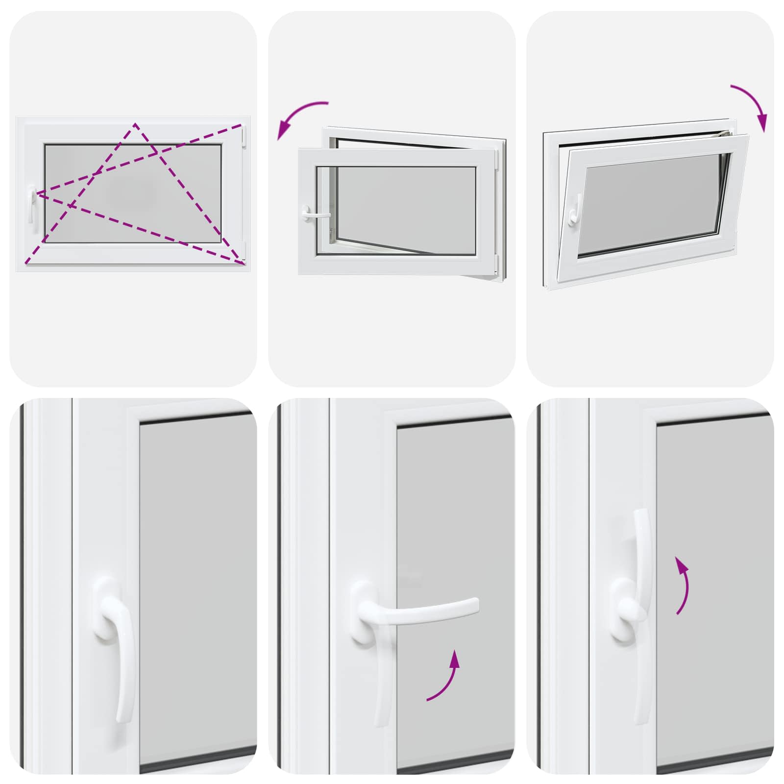 Prozor za podrum RISOR 90 x 60 cm PVC i staklo Antracit