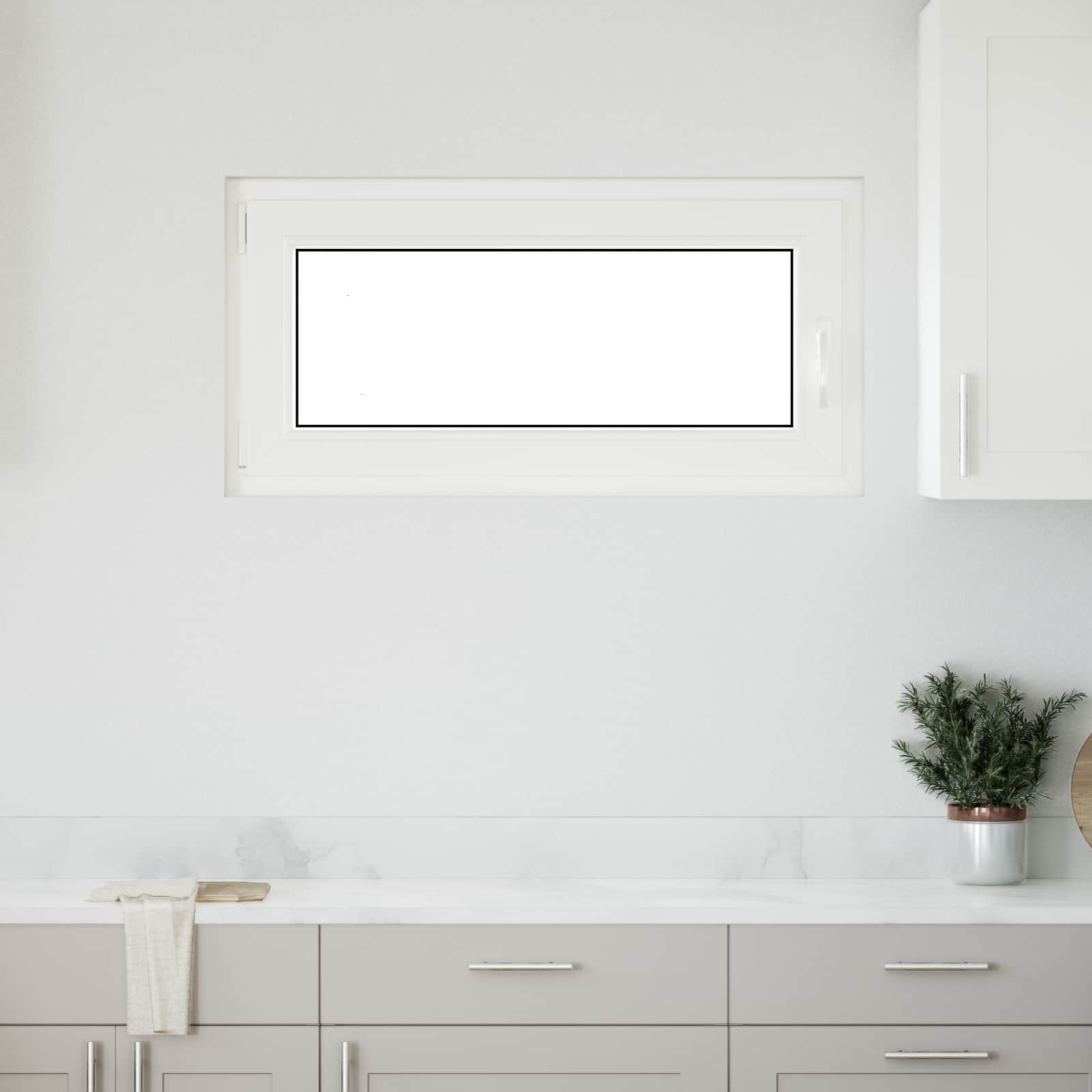 Prozor za podrum RISOR 100 x 50 cm PVC i staklo Antracit