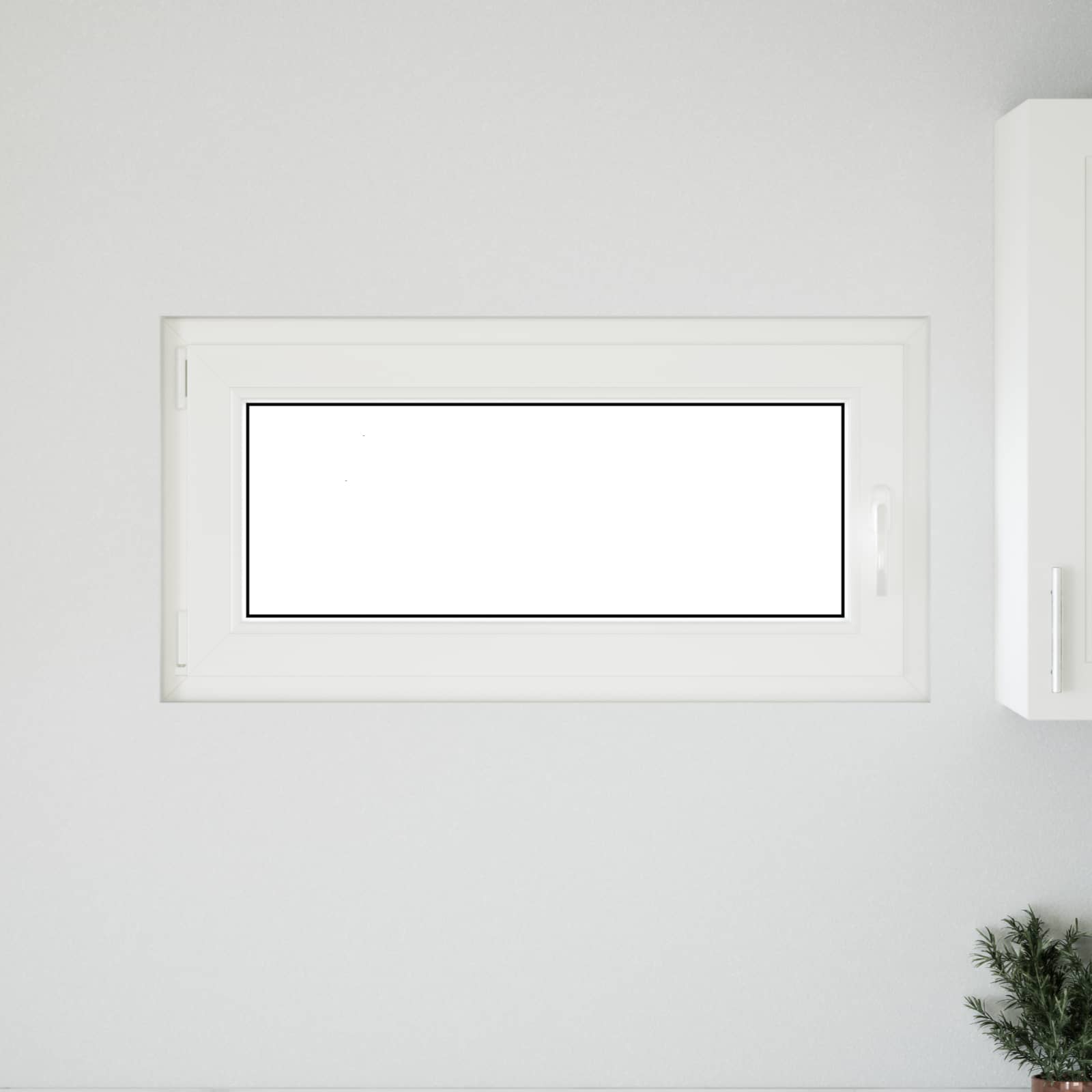 Prozor za podrum RISOR 100 x 50 cm PVC i staklo Antracit