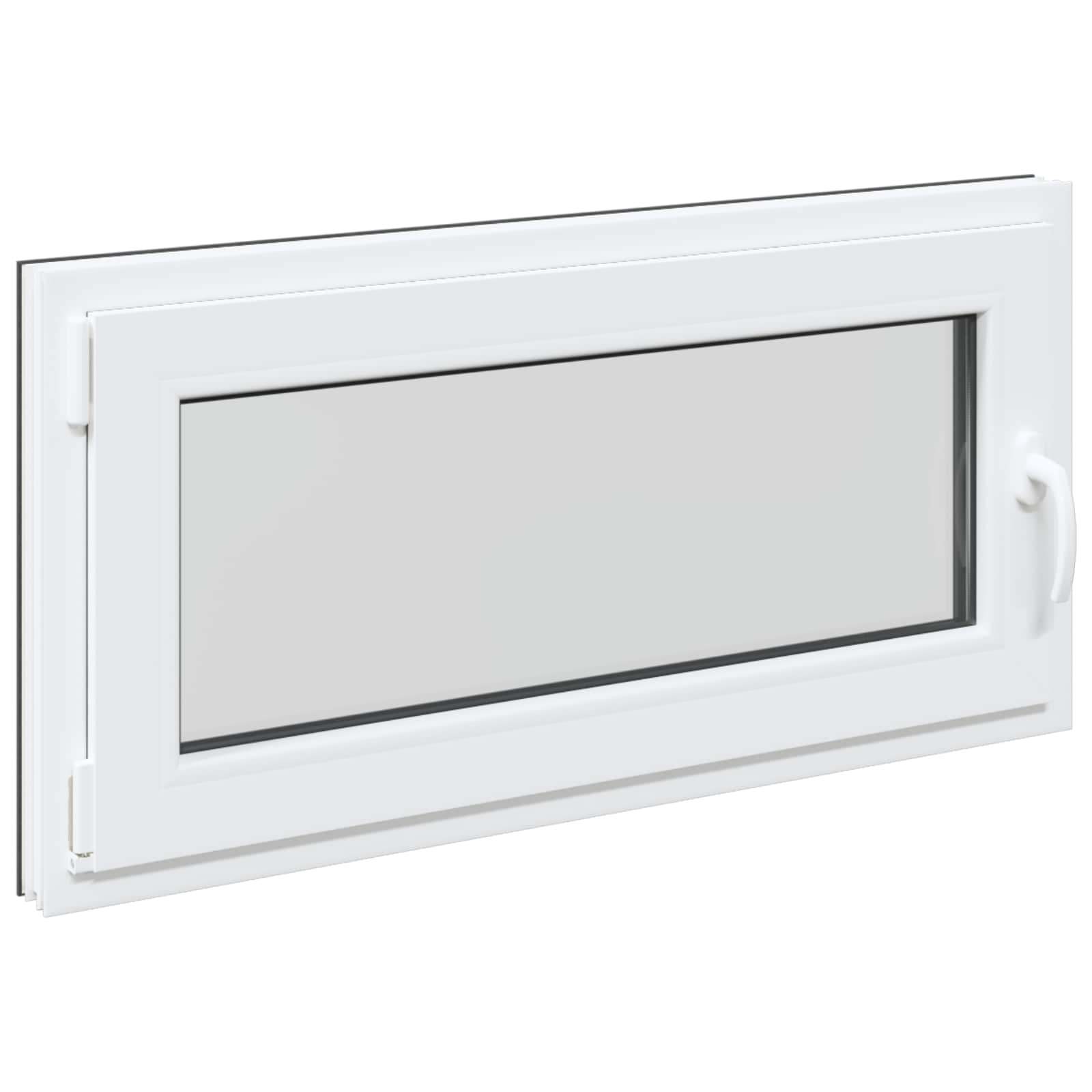Prozor za podrum RISOR 100 x 50 cm PVC i staklo Antracit