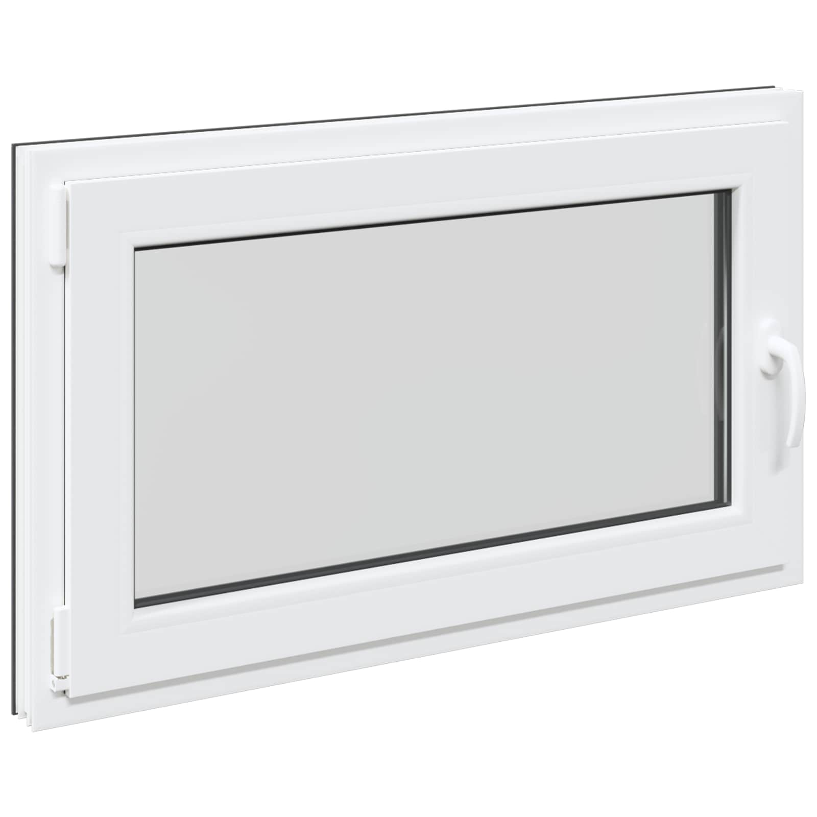 Prozor za podrum RISOR 100 x 60 cm PVC i staklo Antracit