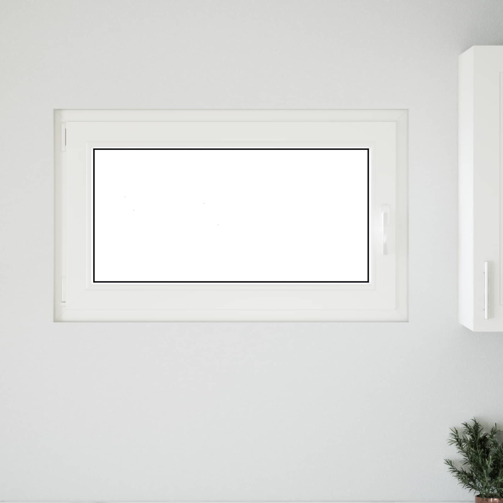 Prozor za podrum RISOR 100 x 70 cm PVC i staklo Antracit
