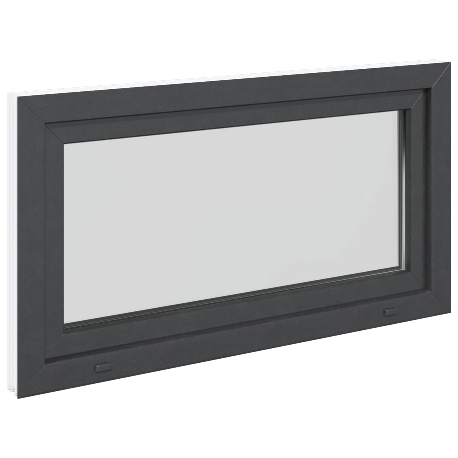 Prozor za podrum RISOR 110 x 50 cm PVC i staklo Antracit