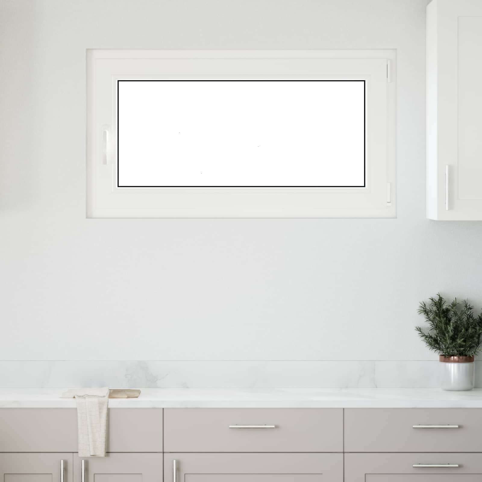 Prozor za podrum RISOR 110 x 60 cm PVC i staklo Antracit