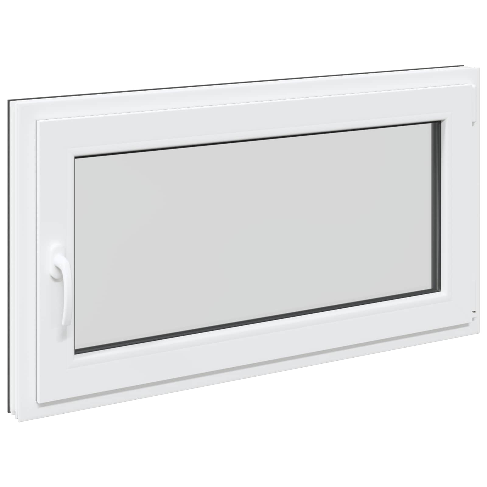 Prozor za podrum RISOR 110 x 60 cm PVC i staklo Antracit