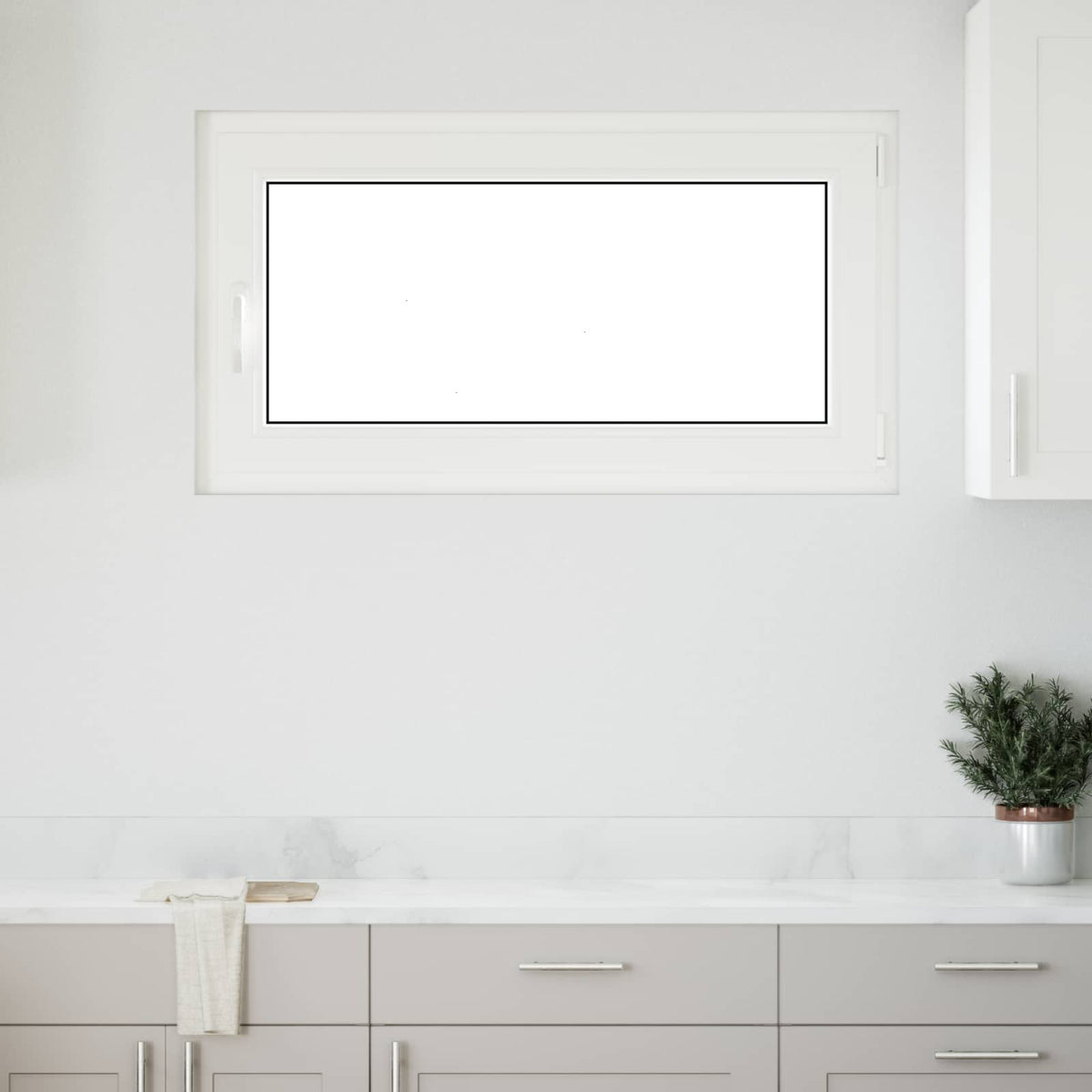 Prozor za podrum RISOR 110 x 70 cm PVC i staklo Antracit