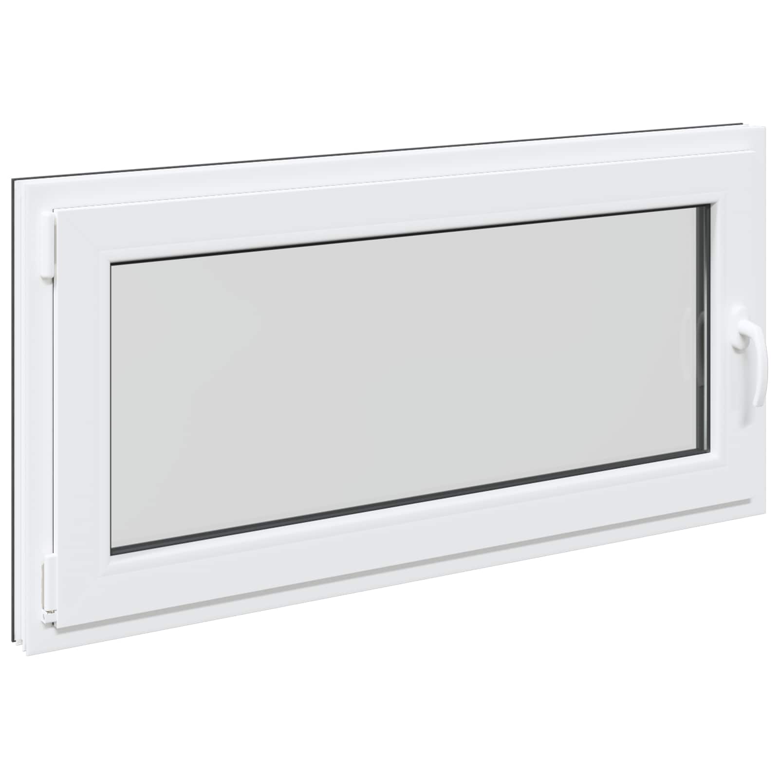 Prozor za podrum RISOR 120 x 60 cm PVC i staklo Antracit